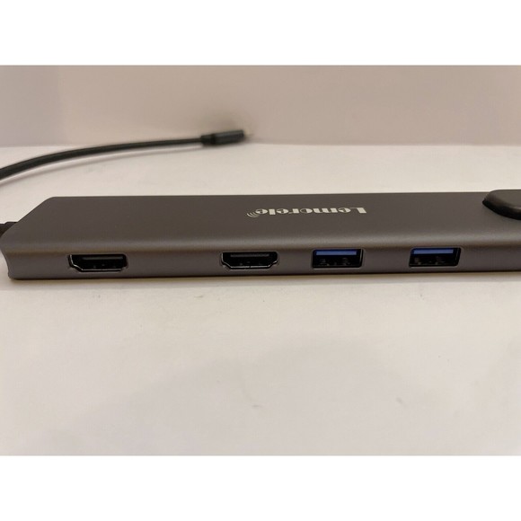 Lemorele TC65L Type C 11-in-1 USB Hub HDMI SD Micro SD Hub With Gigabit Ethernet - Picture 5 of 7